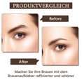thumbnail image 4 of Soidarity Pegatinas para cejas 4D que gustan del cabello, calcomanías de maquillaje, Facial realista, pegatina de a base de agua, calcomanía Difuminador de ojos, 4 of 6