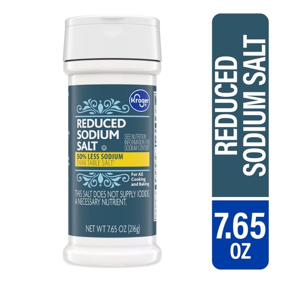 Kroger Reduced Sodium Salt 7.65 oz - Pack of 1
