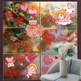 thumbnail image 3 of pathside 8 Sheets/ 148 Pcs Valentine's Day Wall Decals Removable Non-adhesive Electrostatic Sticker Love Heart Pattern Wall Window Stickers Valentine's Day Decoration, 3 of 6