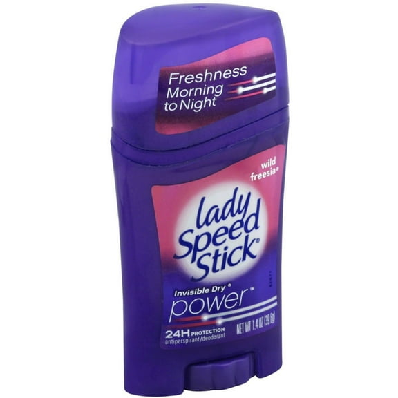 Lady Speed Stick Antiperspirant Deodorant Invisible Dry, Wild Freesia 1.40 oz (Pack of 3)
