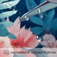 thumbnail image 3 of Shark Waterproof Printed Shower Curtain Set with Hooks - Bathroom Decoration, 3 of 5