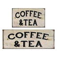 thumbnail image 1 of Coffee Black Text Pattern Kitchen Rug Set Of 2,Kitchen Rugs Mats with Dirty Resistance,washable,non Skid,kitchen Mats 17.7x24+17.7x48inch, 1 of 7