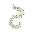 thumbnail image 2 of MTBLYS Guirnalda decorativa de ratán artificial|Guirnalda de flores de imitación de 180 cm para colgar en la pared | Vegetación artificial de plástico para decoración de bodas|hogar|sala de estar, 2 of 9
