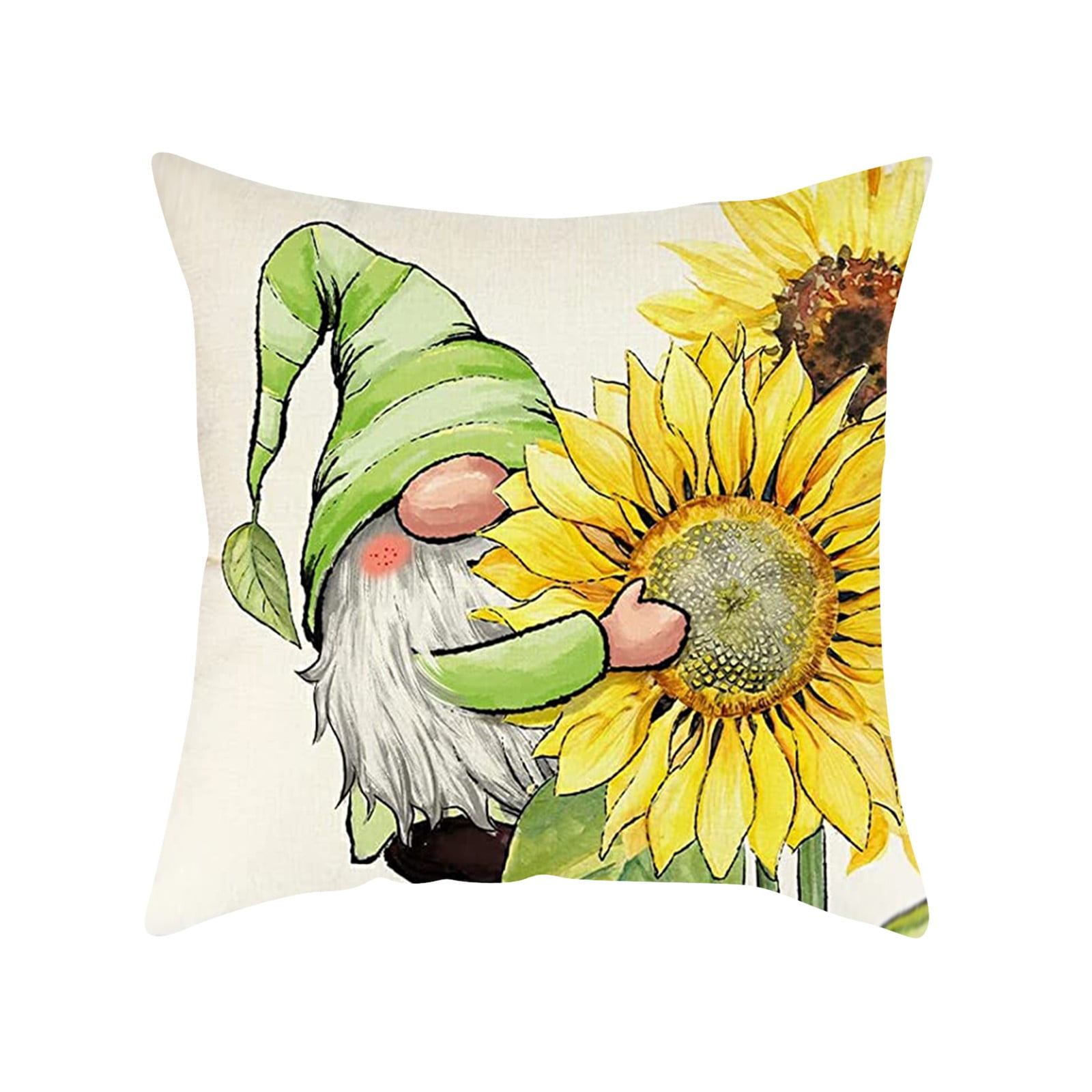 Pianpianzi Big Sofa Pillows Extra Large Couch Pillows Faux Throw Pillows Summer Sunflower Home