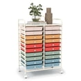 thumbnail image 7 of Costway 20 Art Craft Organizer Storage Cart  on Wheels Multipurpose Macaron, 7 of 7