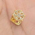 thumbnail image 6 of Unique Bargains 1 Pc Fake Grills Hip Hop Snowflake Teeth Grillz Gold Tone, 6 of 6