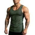thumbnail image 3 of IhhxPro Men's Sleeveless Muscle Tank Top Moisture-Wicking Quick Dry Summer Fitted Workout Gym Athletic Performance Cotton Vest Casual Bodybuilding S-3XL, 3 of 9
