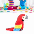 thumbnail image 4 of Lindo Juguete Eléctrico De Loro De Peluche Que Habla Repite Cualquier Idioma Para Niños Que Aprenden Verde, 4 of 7
