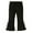 Black, variant on Zanarzt Baby Leggings Baby Girls Solid Color Pants Casual Versatile Fashionable Flared Pants Black,6-9 Months