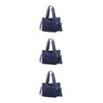 thumbnail image 3 of Guardoinrt Womens Large Nylon Shoulder Bag - Waterproof And Durable With Multiple Pockets Hand Bag Crossbody Blue 3Set, 3 of 6