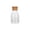 Clear #1, variant on Glass Storage Jar with Cork Lid, Airtight Food Canister, Clear Kitchen Pantry Container for Coffee, Tea, and Dry Goods, Sealed Organization for Countertop and Cabinet