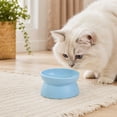 thumbnail image 6 of Elevated Tilted Cat Dog Bowl Raised Pet Feeding Bowl Neck Relief Anti Slip Base for Cats Small Dogs Whisker Friendly Indoor Food Water Dish, 6 of 7