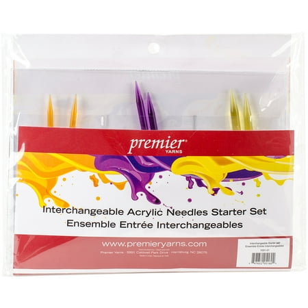 Acrylic Needles Interchangeable Starter Knitting (Best Knitting Starter Kit)