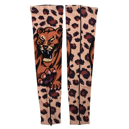 Lycra Cycling Knee Warmer - XINTOWN Authorized Tiger Print Knee Protector Cycling Cover Leg Sleeves S Pair