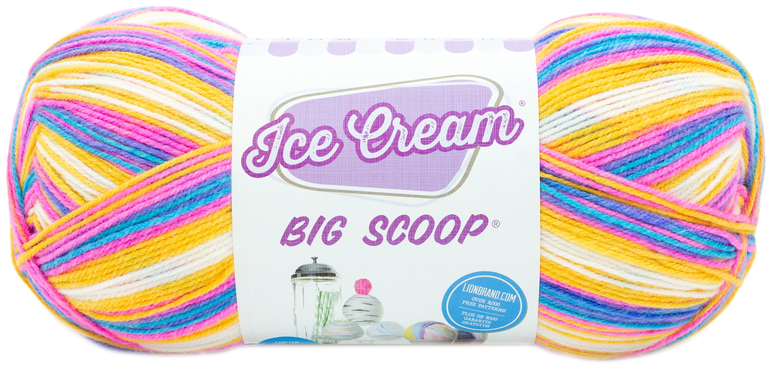 Lion Brand Ice Cream Big Scoop YarnMoose Tracks