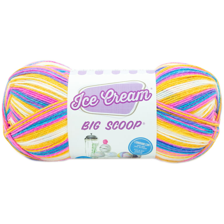 Lion Brand Ice Cream Big Scoop Yarn-Moose Tracks