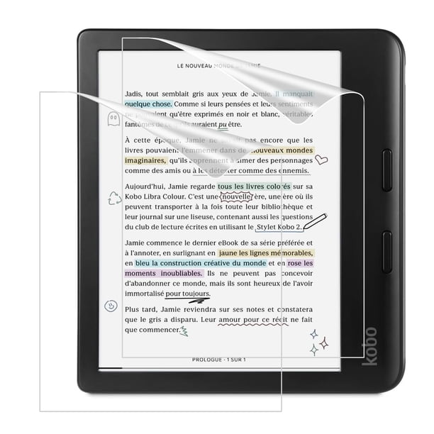 Protector de pantalla MoKo para Kobo Libra Colour 7 2024/Libra 2 7 2021