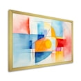 thumbnail image 2 of Designart "Pastel Geometric Ink Explosion Burst of Harmony II" Abstract Framed Wall Art Decor - Modern Colorful Abstract Geometric Entryway Framed Wall Art, 2 of 6