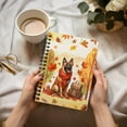 thumbnail image 3 of Welcome Fall Belgian Malinois Enjoys School Time Autumn Fall Leaves Spiral Bound Journal Sheepdog Dog Lover Gifts 5x7in Spiral Notebook - 02013, 3 of 5
