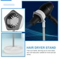 thumbnail image 5 of KONTONTY Hair Dryer Floor Stand Holder White for Hands Free Blowing and Styling in Home and Pet Care, 5 of 7