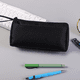 thumbnail image 5 of Estuche para lápices de gran capacidad, estuche para bolígrafos, bolsa de maquillaje, suministros escolares, papelería de oficina, almacenamiento, regalo, negro, 5 of 5