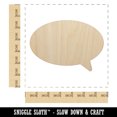 thumbnail image 2 of Talk Speech Bubble Solid Wood Shape Unfinished Piece Cutout Craft DIY Projects - 6.25 Inch Size - 1/8 Inch Thick, 2 of 7