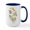 White/Navy Inside, variant on CafePress - Nerf Melted Camo Mugs - 15 oz Ceramic Large White Novelty Mug