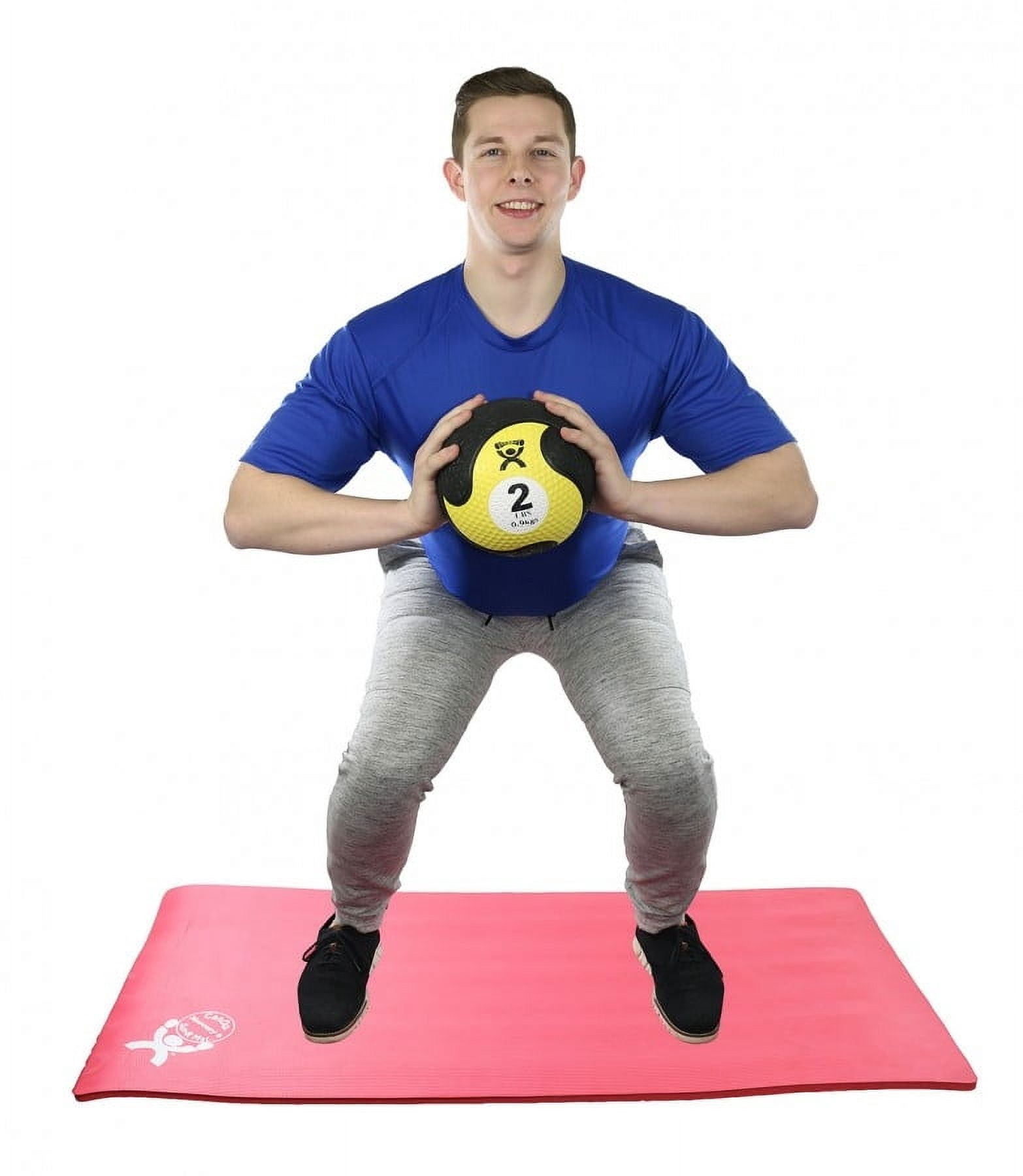Fabrication Enterprises CanDo PT 3 lbs Firm Rubber Medicine Ball