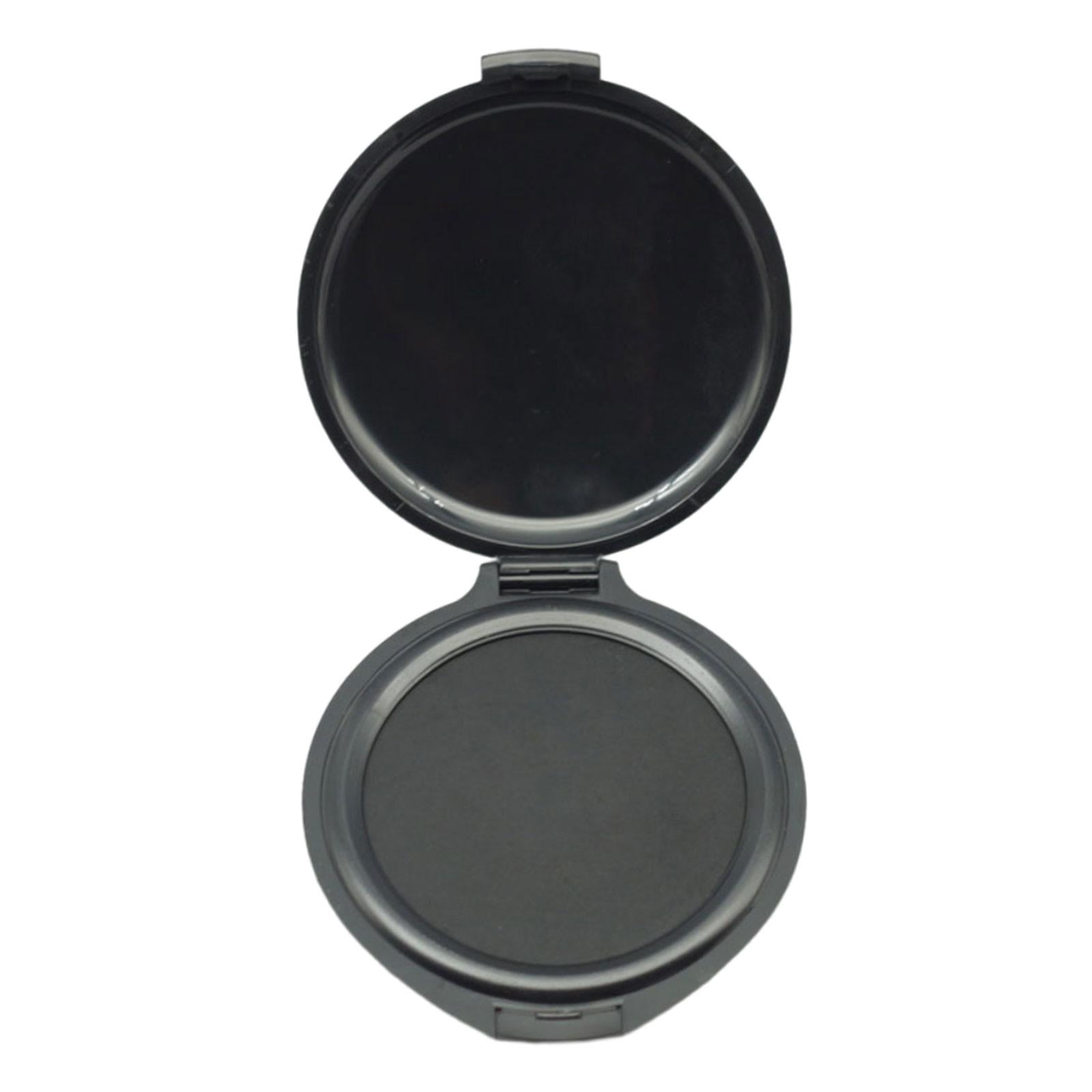 Milageto 2xFingerprint Ink Pad Thumbprint Ink Pads Erasable Round Fingerprint Pad Ink Pad for Notary Supplies, Security ID, Banks , Black, 4 4 Pcs