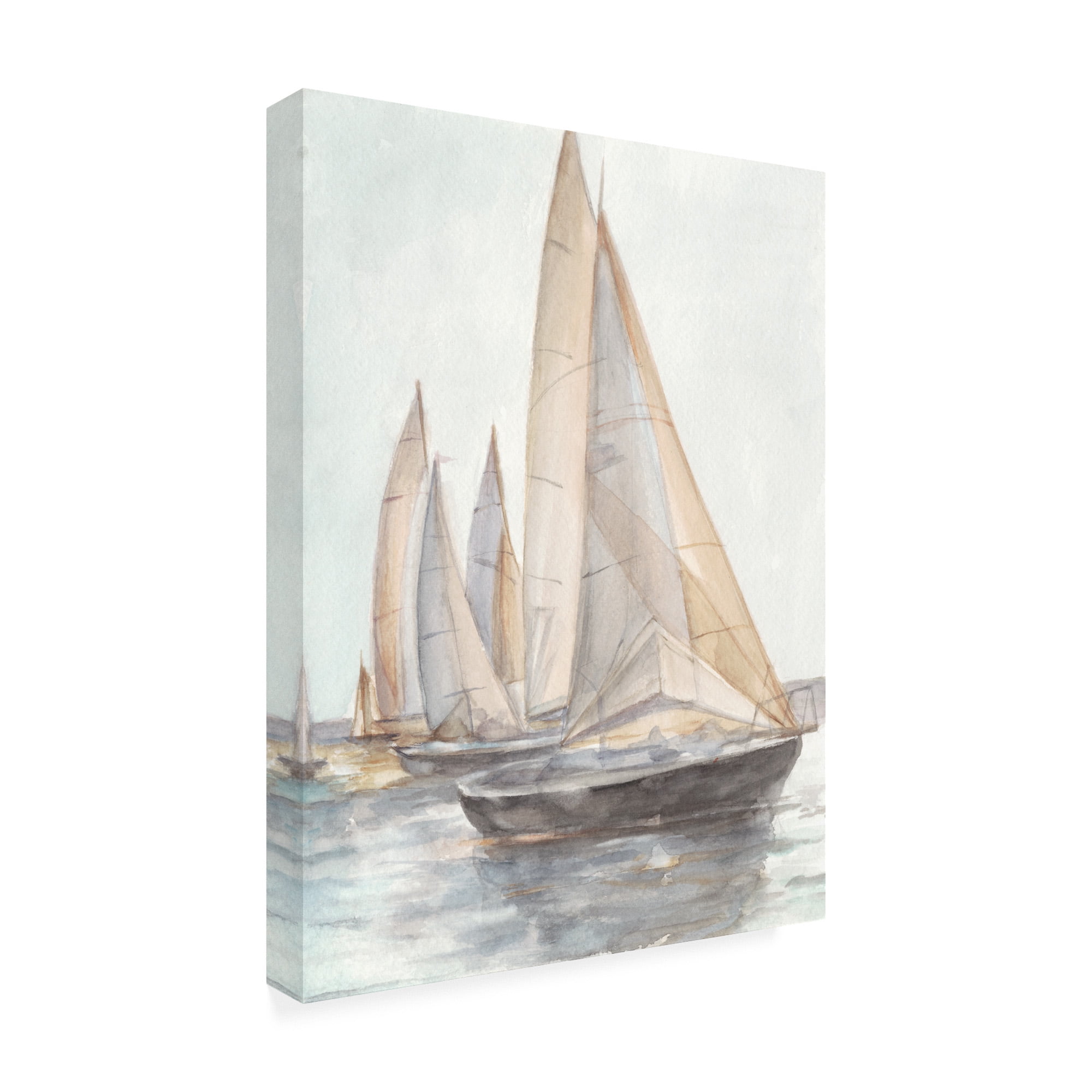 Trademark Fine Art 'Plain Air Sailboats II' Canvas Art by Ethan Harper