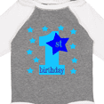 thumbnail image 4 of Inktastic 1st Birthday Boy Stars Boys Long Sleeve Baby Bodysuit, 4 of 5
