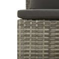 thumbnail image 7 of Carevas 2-Seater Patio Sofa with Cushions Gray Poly Rattan, 7 of 7