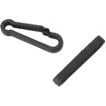 thumbnail image 4 of 100 Pcs Multifunctional Plastic Clip Hook Black Mini Lock Backpack Strap Back Hook Key Chain Connector Buckle Accessories, 4 of 6