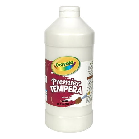 Crayola Premier Tempera White Matte Tempera 1 Pack