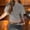 Gray, variant on Womens Crewneck Tighten Waist Ruched T-Shirt Casual Short Sleeve Workout Tops Summer Solid Color Basic Tees