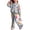 Blue, variant on Grblisyd First Day of School Outfits for Girls Kids 2 Piece Crew Neck Long Sleeve Sweatshirt & Elastic Waist Flare Pants Fall Winter Clothing for 2-8Y