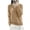 Khaki, variant on VSSSJ Womens V Neck Sweaters Loose Fit Soft Solid Color Long Sleeve Casual Warm Knit Fall Winter Base Layer Sweater Pullover Tops Black M