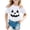 00$-White37, variant on Hiijoy T-Shirt for Girl Halloween Pumpkin Short Sleeves Round Neck Tees, Sizes 0-13
