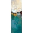thumbnail image 2 of Maitland, Laurie 7x14 Gold Ornate Wood Framed with Double Matting Museum Art Print Titled - Retro Jewels I, 2 of 4
