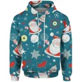 thumbnail image 3 of Marcas de ropa para hombre de Papá Noel Sudaderas con capucha gráficas de moda Sudadera de regalo de Navidad Sudaderas con piña para hombre Sudadera con capucha genial, 3 of 5