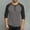 B_ Watermelon Red, variant on YLSDY Mens Summer Fall Henley Shirts Raglan 3/4 Sleeve Jersey Baseball T-Shirts Casual Workout Sport Athletic Tee Tops Watermelon Red L