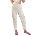 thumbnail image 6 of LIIPEE Girls Boys Leggings Cartoon Leopard Printed Elastic High Waist Thigh Trousers Kids Leisure Indoor Outdoor Wear Pants,160,11-12 Years, 6 of 6
