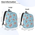 thumbnail image 2 of Rocae I Am A Fan Popcorn for Canvas College Laptop Backpack for Men Women-Medium, 2 of 5