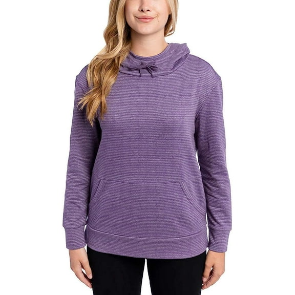 Champion Women's French Terry Hoodie Purple, Large