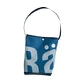 thumbnail image 2 of Bolso de mujer ligero tipo hobo, moderno, de piel sintética, tipo cartera, tipo sobre. Azul, 2 of 9