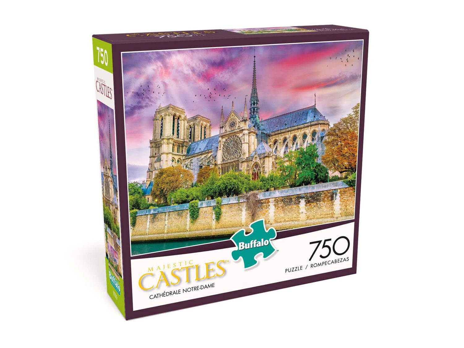 Buffalo Games - Majestic Castles - Cathedral Notre-Dame - 750 Piece Jigsaw Puzzle