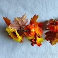 thumbnail image 3 of Fake Flower Bouquet Cabinet Decoration 2 Pack Fall Garland Maple 6.5Ft/Piece Hanging Vine Garland Artificial Autumn Garland Thanksgiving Decor For Home Wedding Fireplace Party Christmas, Halloween Hou, 3 of 8