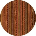 thumbnail image 1 of Ahgly Company Indoor Round Oriental Orange Modern Area Rugs, 8' Round, 1 of 4