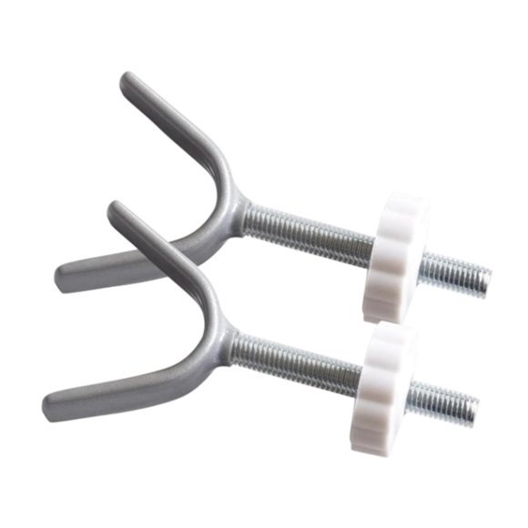 Lipstore 2 Pieces Baby Gate Banister Adapters Parts Gate Spindle Rods for Home Indoor White