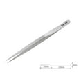thumbnail image 1 of Stainless Steel Tweezers High Precision Elbow Fine Tip Anti-static Repair Tool, 1 of 5